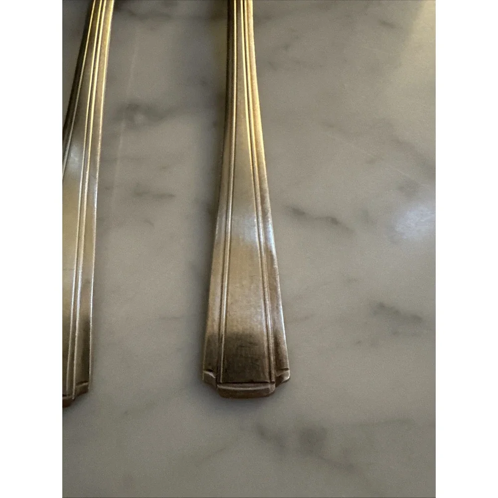 National Silver Co NTS59 Teaspoon Silver Plated-6 Pieces